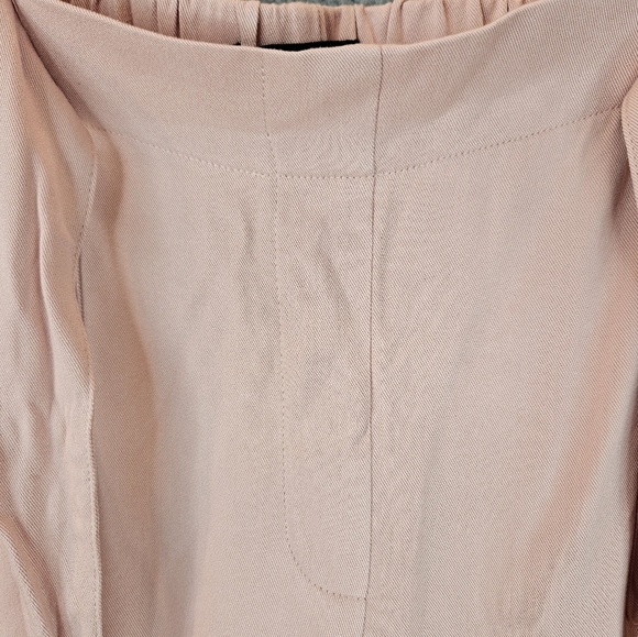 Frye Millennial Pink Womens Pull On Tie Waist Shorts Sz M Pockets Breathable - Picture 6 of 15